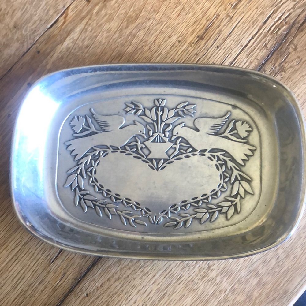 Wilton Armetale Pewter - Lovebirds